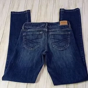 Aéropostale Jeans Womens Size 0 R Blue Bayla Skinny Low Rise Denim 5